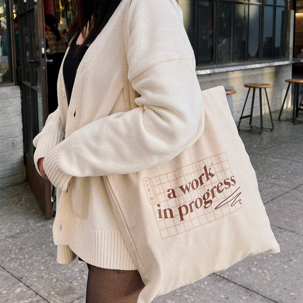 NEW! The Work In Progress Natural Tote