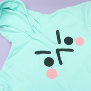 Angy Frog Hoodie in Mint (UNISEX)